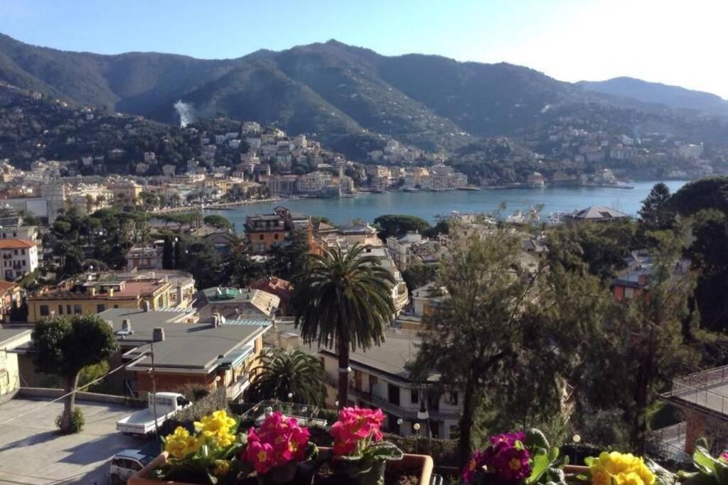 [PORTOFINO] appartamento vista mare con piscina Rapallo Esterno foto