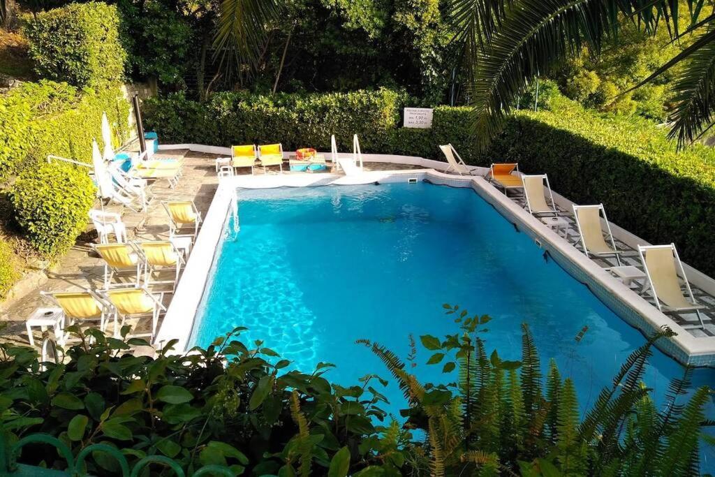 [PORTOFINO] appartamento vista mare con piscina Rapallo Esterno foto